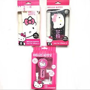 Hello Kitty iPhone 5 Cases & Charger 3pc Bundle